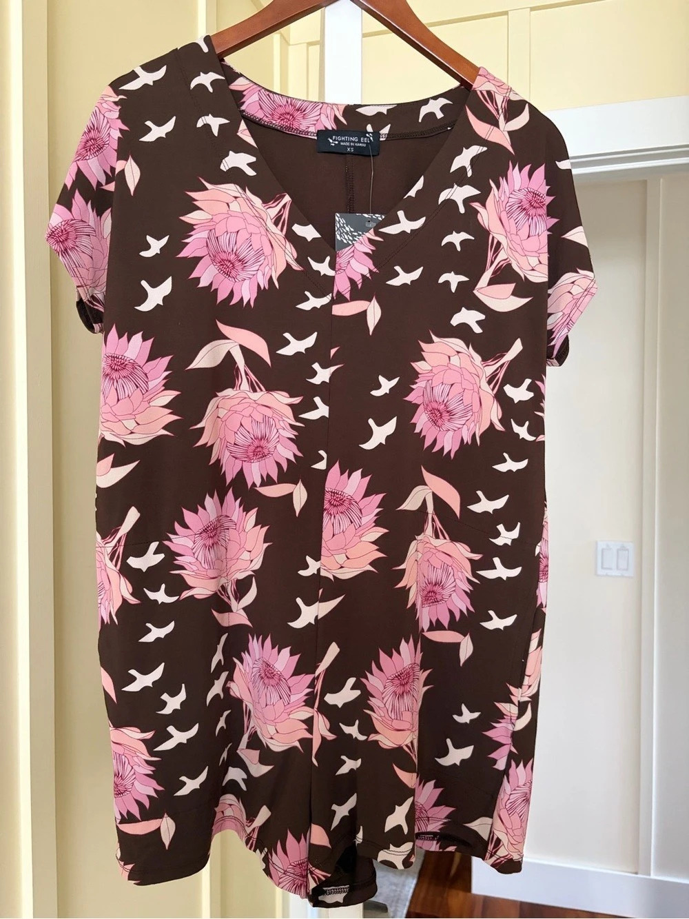 Fighting Eel NWT Romper Mai Henna Protea XS
